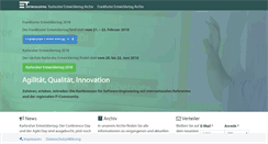 Desktop Screenshot of entwicklertag.de