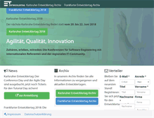 Tablet Screenshot of entwicklertag.de